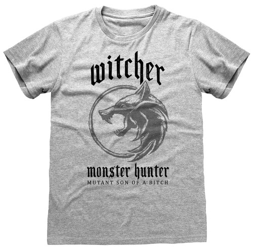 The Witcher 'Monster Hunter' (Grey) T-Shirt