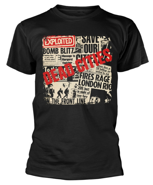 The Exploited 'Fuck The Virus' (Black) T-Shirt