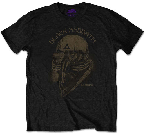 Black Sabbath 'US Tour 78 Avengers' (Black) T-Shirt