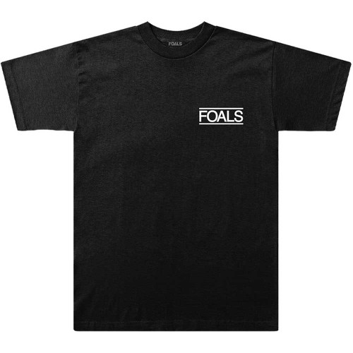 Foals 'Life Is Yours Text' (Black) T-Shirt Front