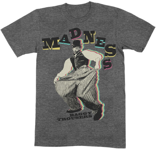 Madness 'Baggy Trousers' (Heather Grey) T-Shirt