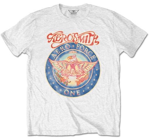 Aerosmith 'Aero Force' (White) T-Shirt