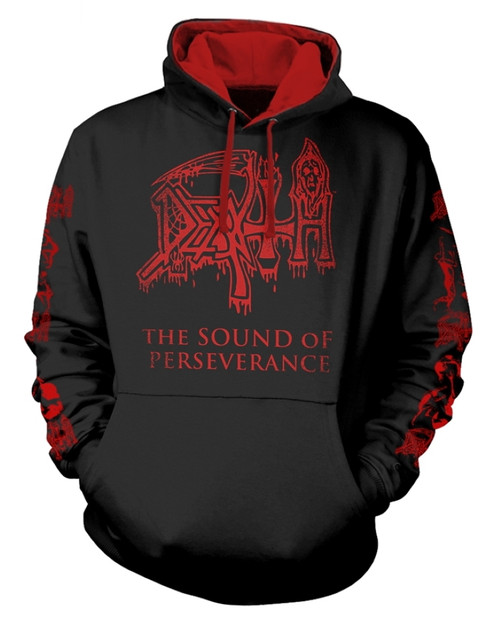 Death 'The Sound Of Perseverance' (Black) Pull Over Hoodie