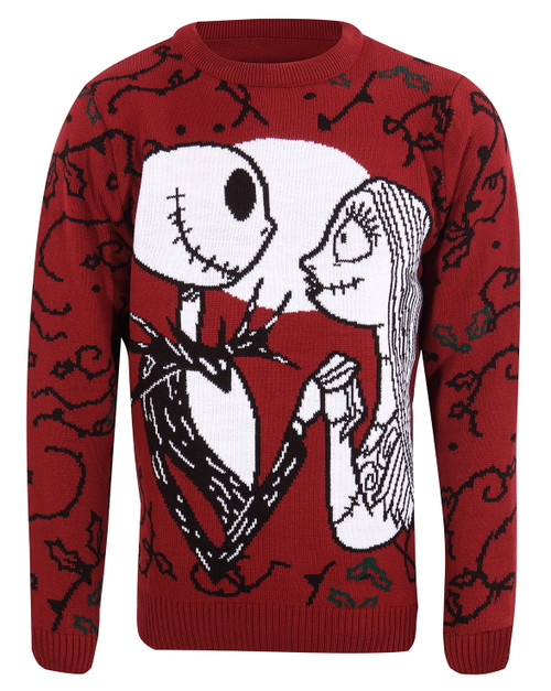 The Nightmare Before Christmas 'Jack And Sally' (Multicoloured) Knitted Sweatshirt