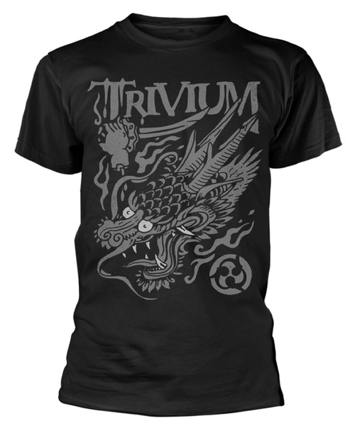 Trivium 'Screaming Dragon' (Black) T-Shirt