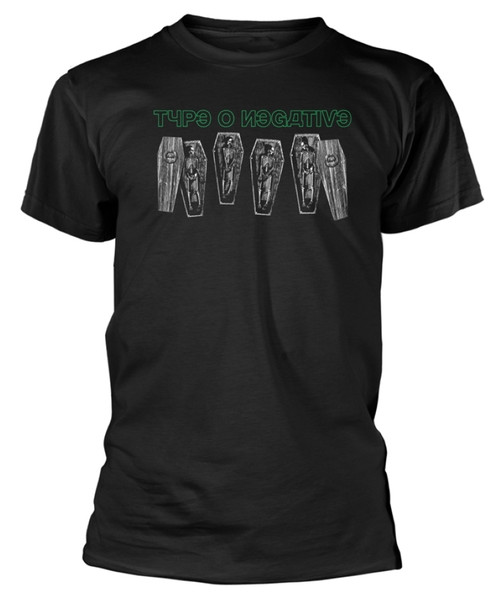 Type O Negative 'Dead Again Coffins' (Black) T-Shirt