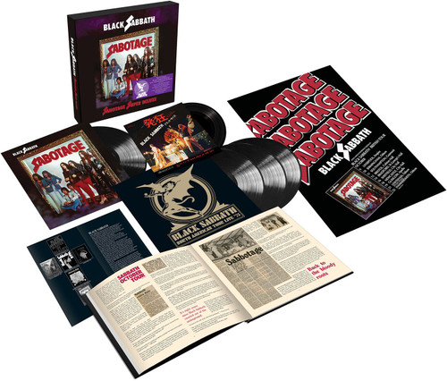 Black Sabbath 'Sabotage' 4LP + 7" 180g Black Vinyl Super Deluxe Edition Box Set