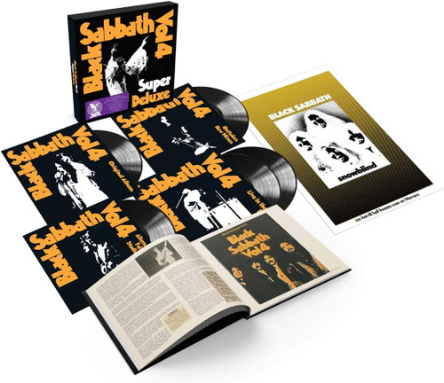 Black Sabbath 'Vol 4' 5LP 180g Black Vinyl Super Deluxe Edition Box Set