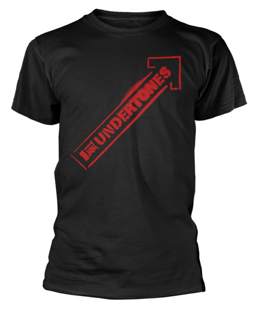 The Undertones 'Red Arrow Spray' (Black) T-Shirt