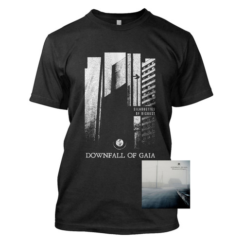 PRE-ORDER - Downfall Of Gaia 'Silhouettes Of Disgust' CD & T-Shirt Bundle - RELEASE DATE 17th March 2023
