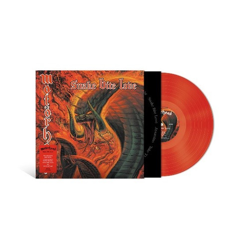 Motorhead 'Snake Bite Love' LP Transparent Red Vinyl