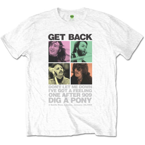 The Beatles '3 Savile Row' (White) T-Shirt