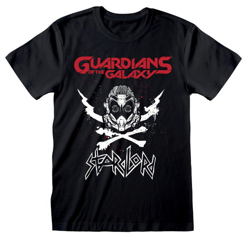 Guardians Of The Galaxy 'Cross Bones' (Black) T-Shirt