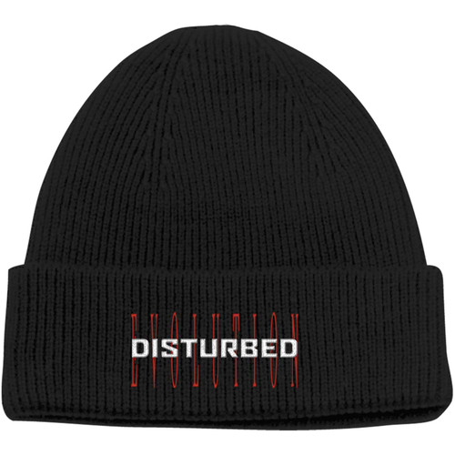 Disturbed 'Evolution' (Black) Beanie Hat