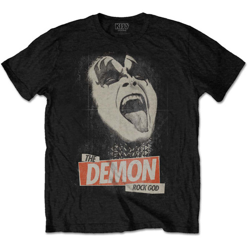 Kiss 'The Demon Rock' (Black) T-Shirt