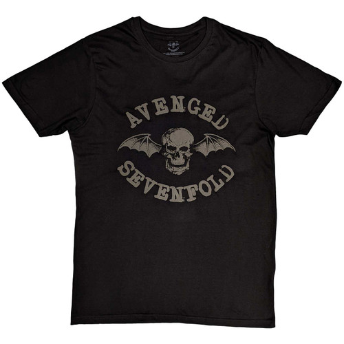 Avenged Sevenfold 'Classic Deathbat' (Black) Hi-Build T-Shirt