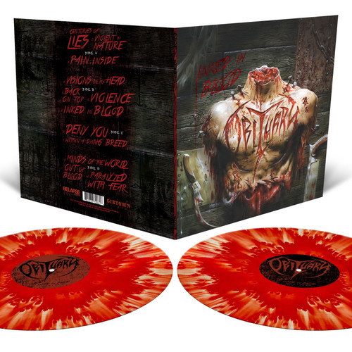 Obituary 'Inked in Blood' 2LP 'Pool of Blood' Red Splatter Vinyl