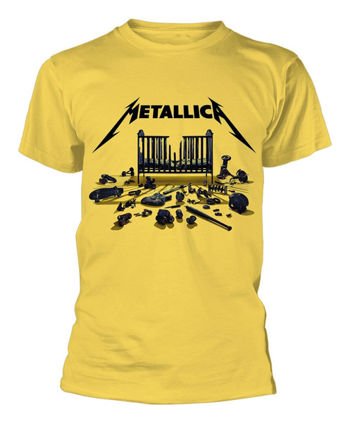 Metallica '72 Seasons Simplified Cover' (Yellow) T-Shirt