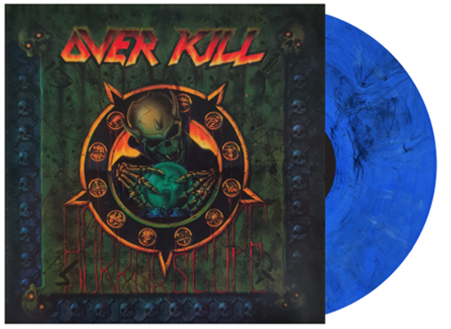 Overkill 'Horrorscope' LP Blue Black Marble Vinyl