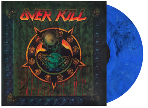 Overkill 'Horrorscope' LP Blue Black Marble Vinyl