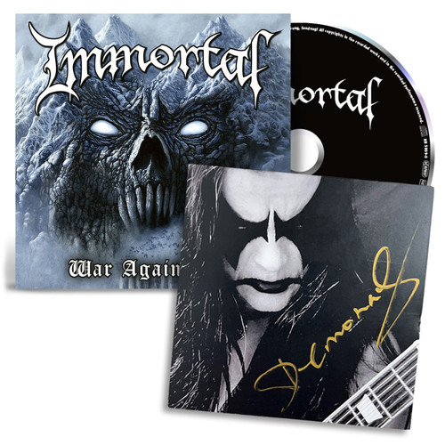 Immortal 'War Against All' CD Digipack w/ EYESORE EXCLUSIVE SIGNED INSERT