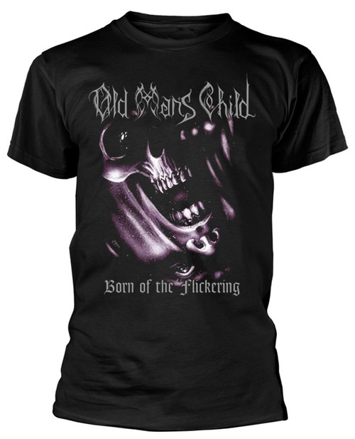 Old Man's Child 'Born Of The Flickering' (Black) T-Shirt Front