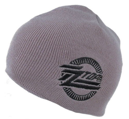 ZZ Top 'Circle Logo' (Grey) Beanie Hat