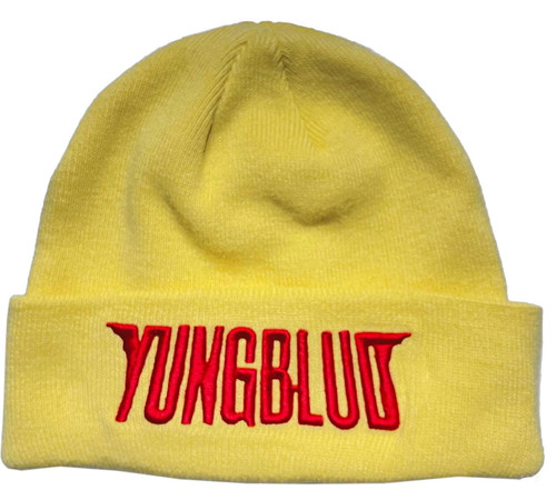Yungblud 'Text Logo' (Yellow) Beanie Hat