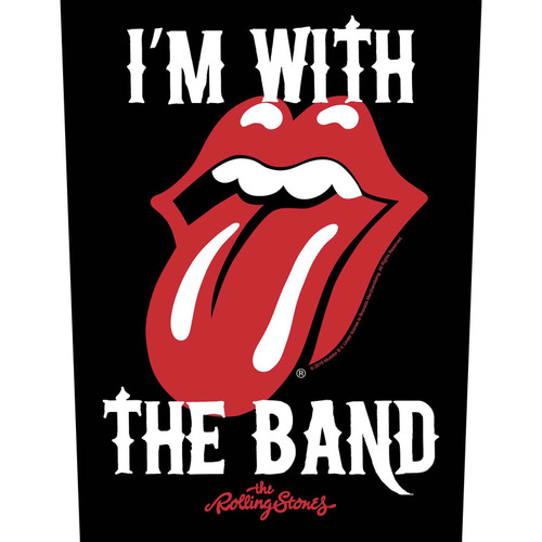 The Rolling Stones 'I'm With The Band' Back Patch