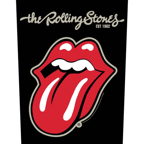 The Rolling Stones 'Plastered Tongue' Back Patch