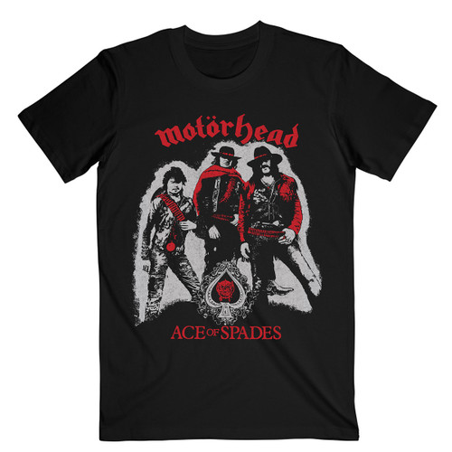 Motorhead 'Ace Of Spades Cowboys' (Black) T-Shirt