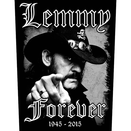 Motorhead 'Lemmy Forever' (Black) Back Patch