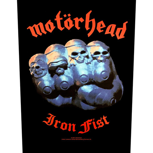 Motorhead 'Iron Fist 2017' Back Patch