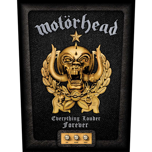 Motorhead 'Everything Louder Forever' (Black) Back Patch