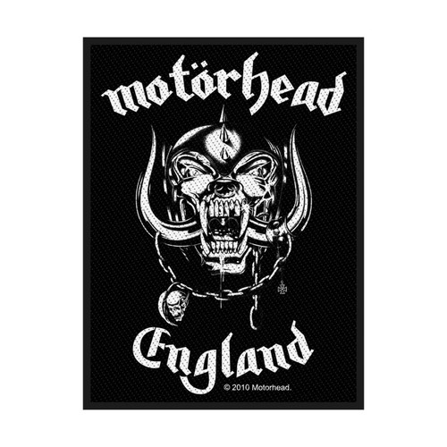 Motorhead 'England' (Black) Patch