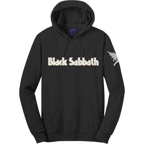 Black Sabbath 'Logo & Daemon' (Black) Pull Over Hoodie