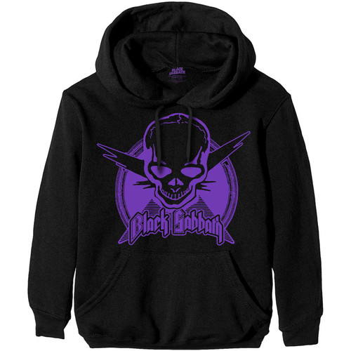 Black Sabbath 'Aviation Skull' (Black) Pull Over Hoodie