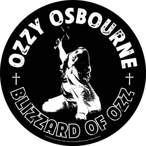 Ozzy Osbourne 'Blizzard Of Ozz' Back Patch