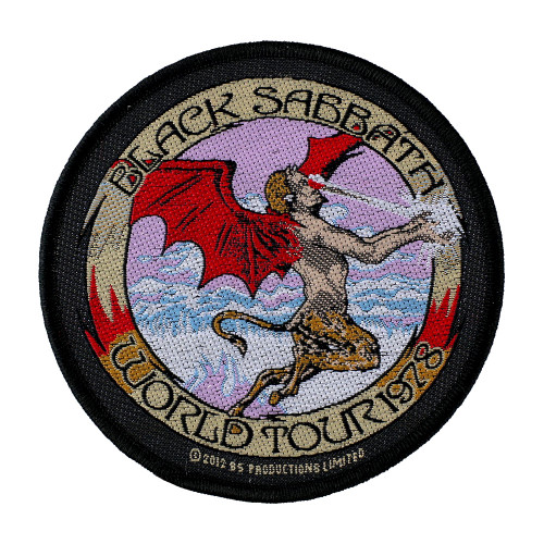 Black Sabbath 'World Tour 1978' Patch