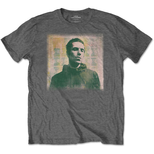 Liam Gallagher 'Album Cover' (Grey) T-Shirt