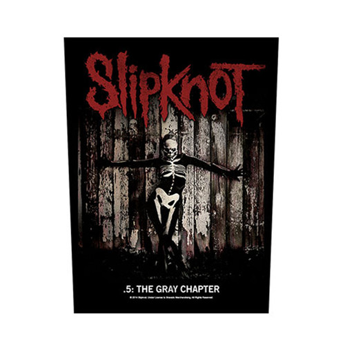Slipknot '.5: The Gray Chapter' (Black) Back Patch