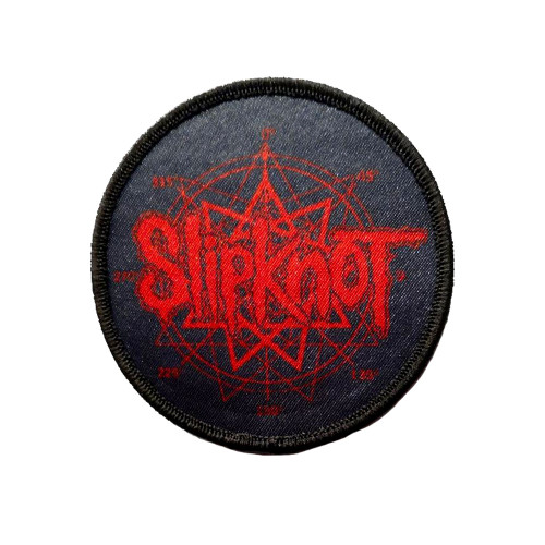 Slipknot 'Logo & Nonagram' (Iron On) Patch