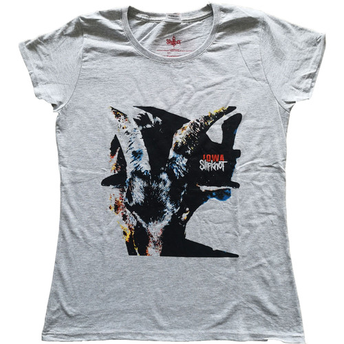 Slipknot 'Iowa Goat Shadow' (White) T-Shirt | Eyesore Merch