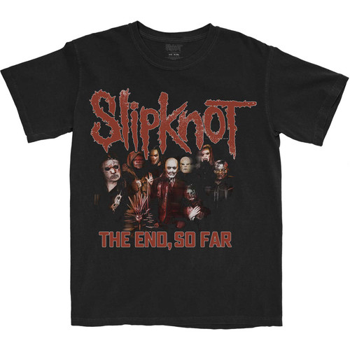 Slipknot 'The End So Far Flame Logo' (Black) T-Shirt | Eyesore Merch