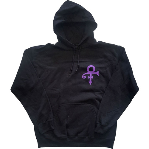 Prince 'Lotus Flower' (Black) Pull Over Hoodie