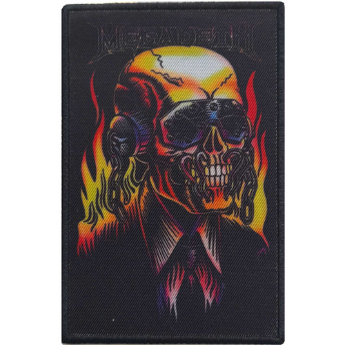 Megadeth 'Flaming Vic' (Iron On) Patch