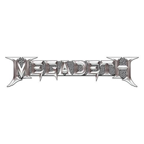 Megadeth 'Chrome Logo' Pin Badge