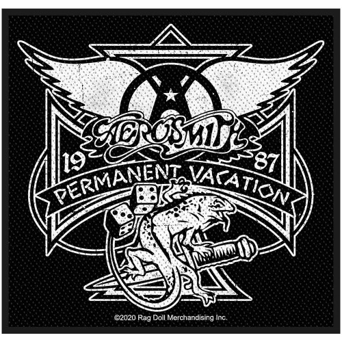 Aerosmith 'Permanent Vacation' (Black) Patch