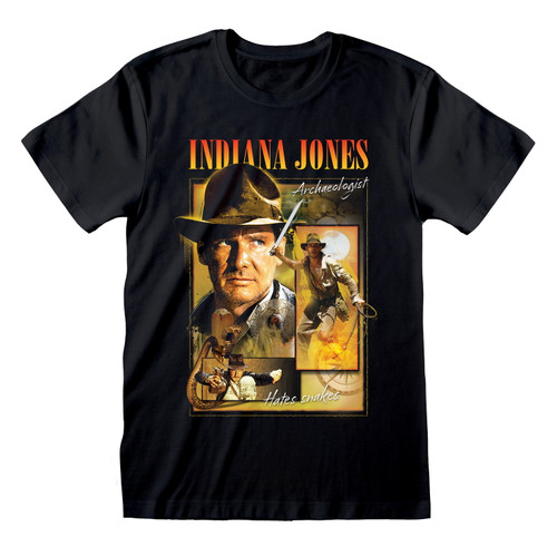 Indiana Jones 'Homage' (Black) T-Shirt