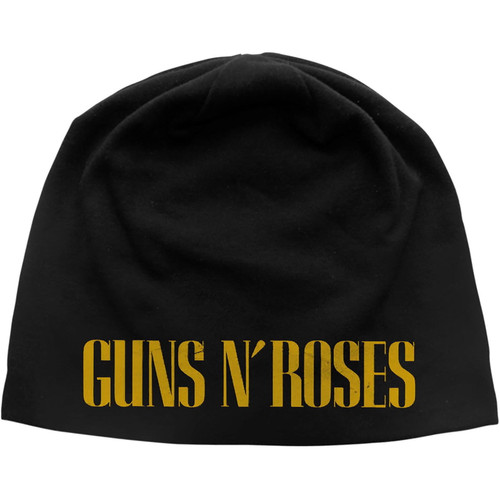 Guns N' Roses 'Text Logo' (Black) Beanie Hat